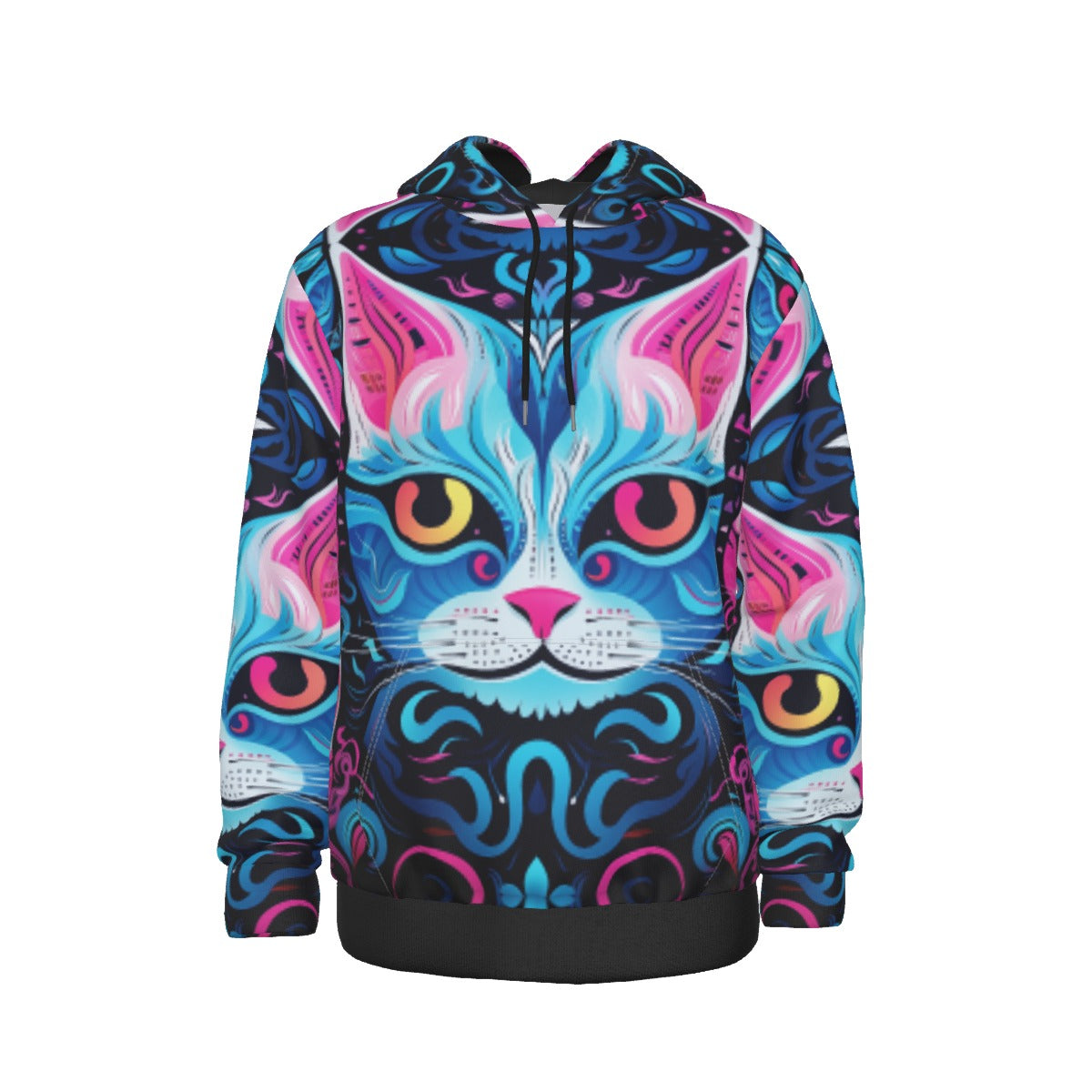 Pullover Hoodie Cat Trick