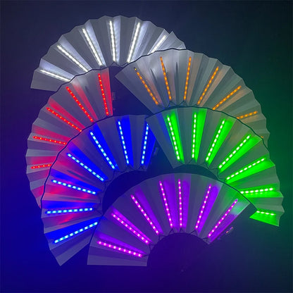 Foldable Hand Fan With LED Lights