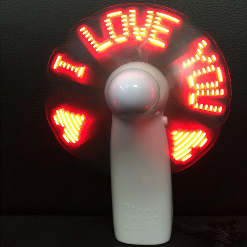 LED Luminous Handheld Fan