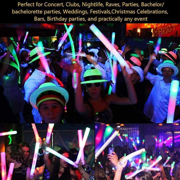 LED Luminous Glow Foam Stick