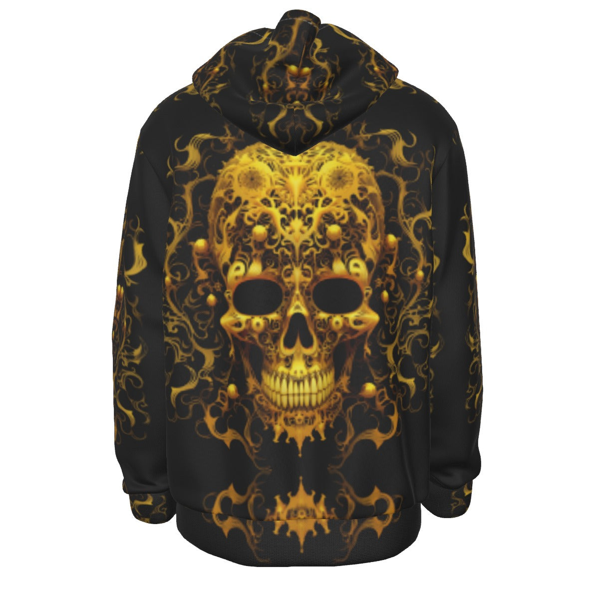 Pullover Hoodie Golden Skull