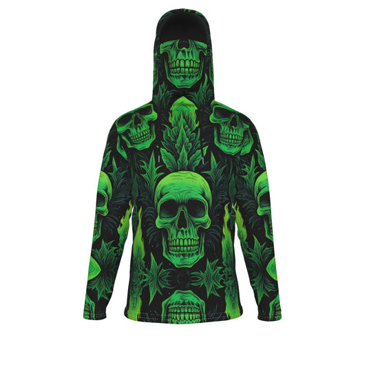 All-Over Print Men's Pullover Hoodie With Mask