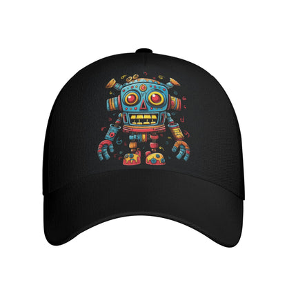 Peaked Cap Blue Robot