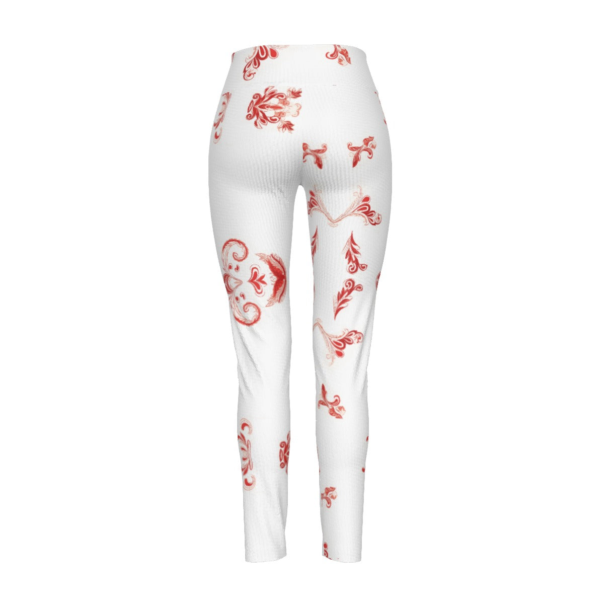 All-Over Print Women's High Waist Leggings | Side Stitch Closure