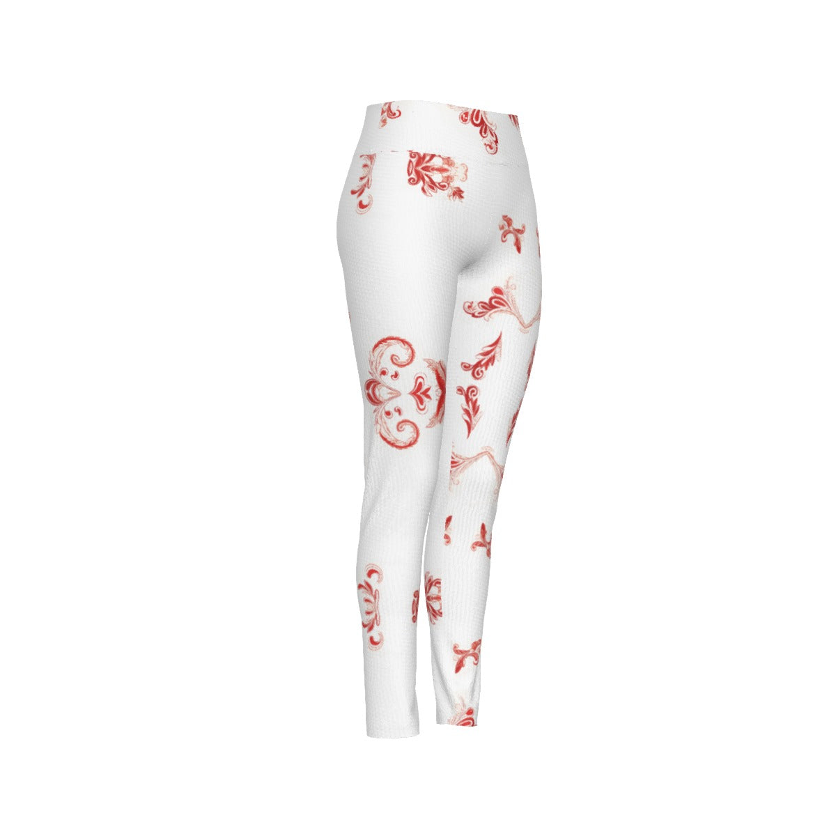 All-Over Print Women's High Waist Leggings | Side Stitch Closure