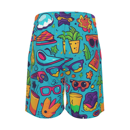 All-Over Print Men's Short Pants