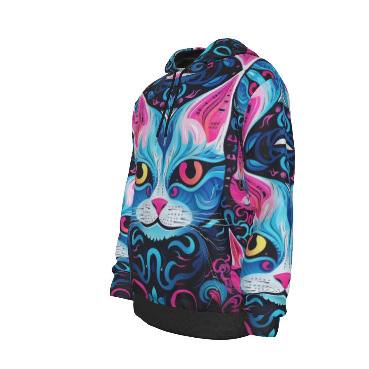 Pullover Hoodie Cat Trick