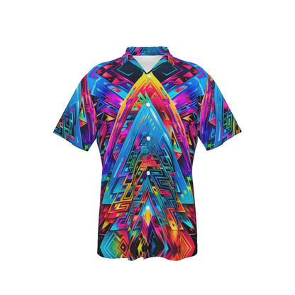 All-Over Print Men's Hawaiian Shirt With Pocket