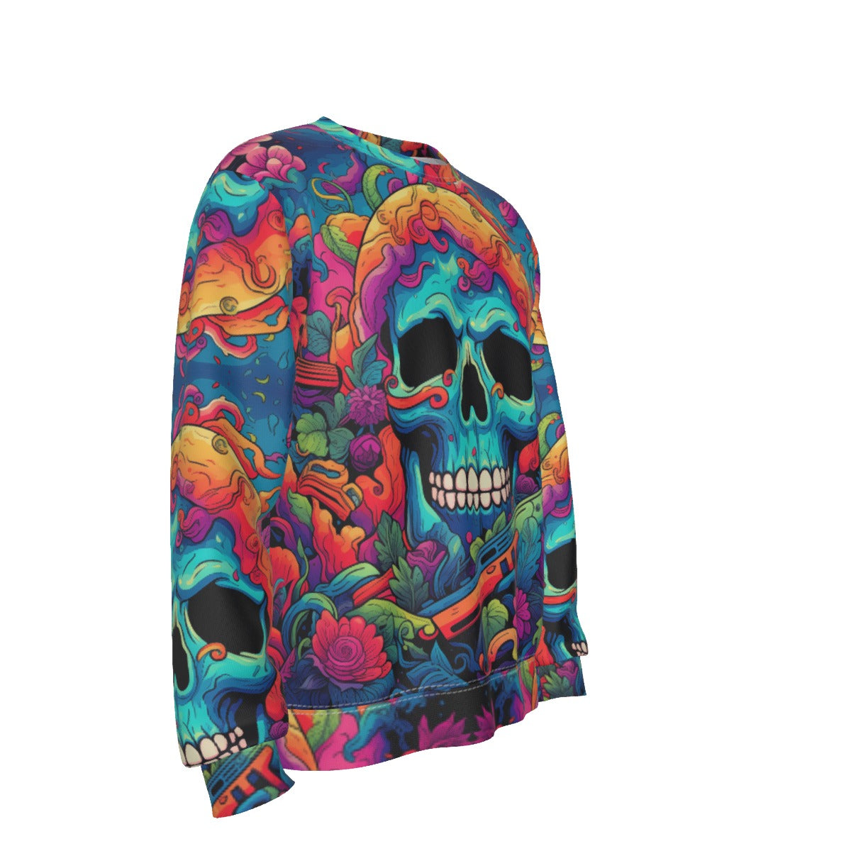 Sweatshirt Blue Skull