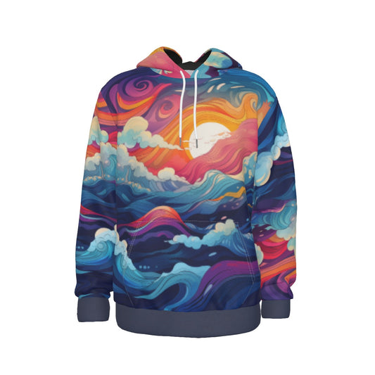 Pullover Hoodie Ocean Flow