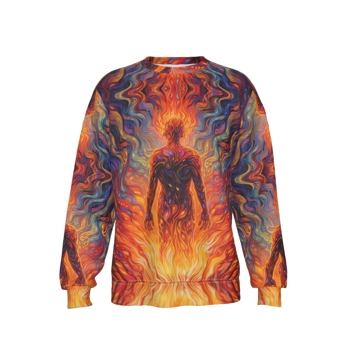 Sweatshirt Scorching Flame