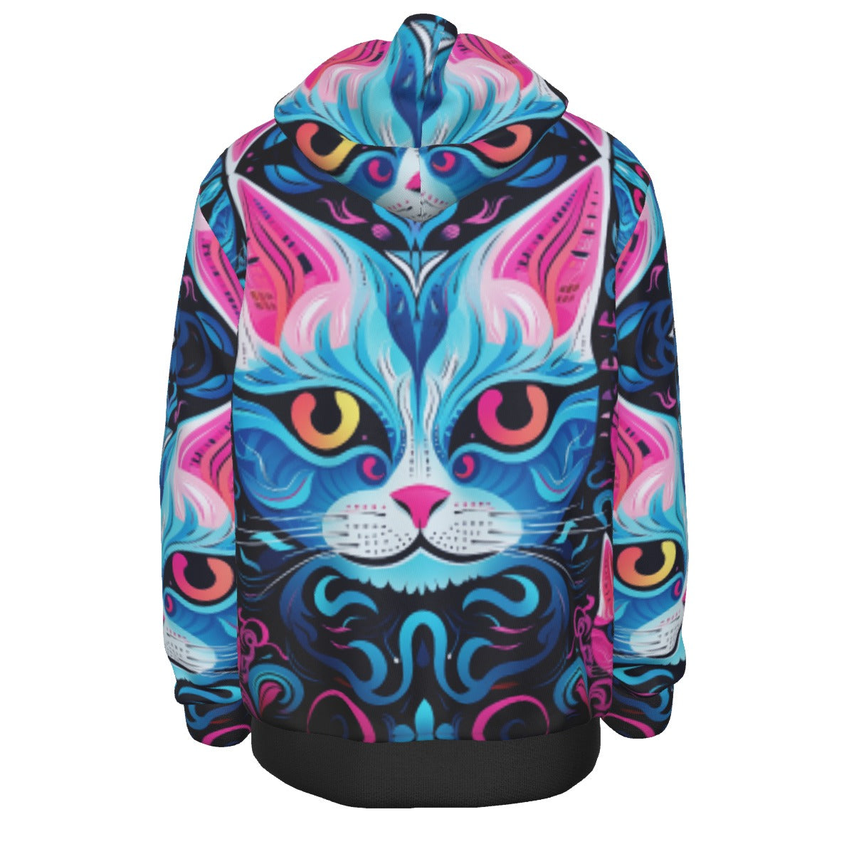 Pullover Hoodie Cat Trick