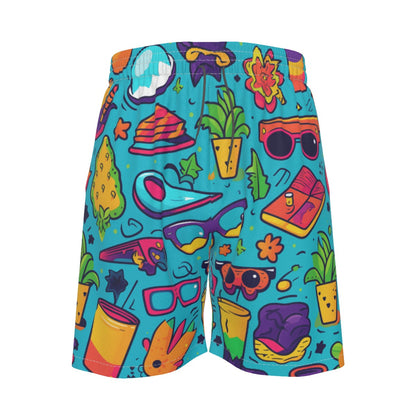 All-Over Print Men's Short Pants