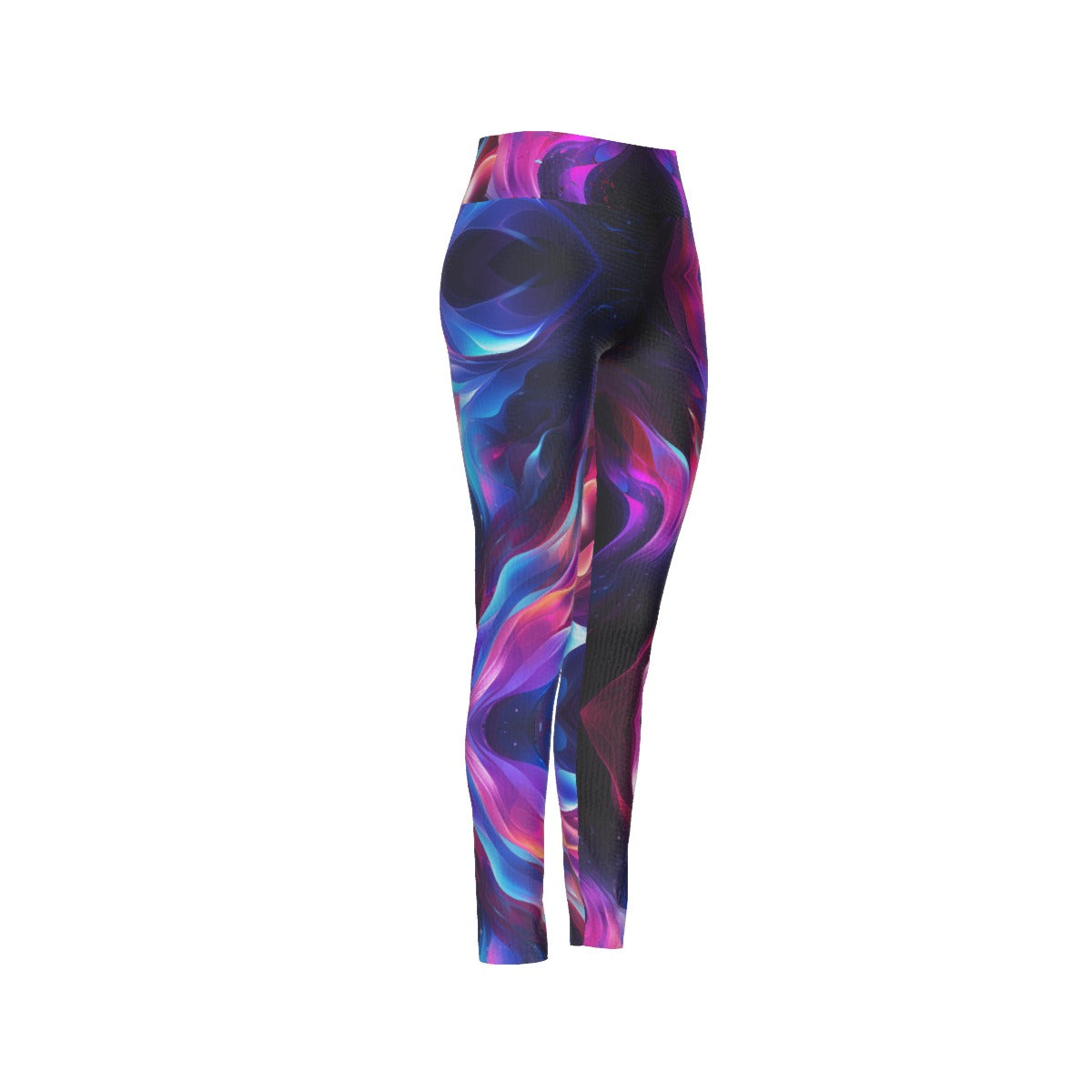 All-Over Print Women's High Waist Leggings | Side Stitch Closure