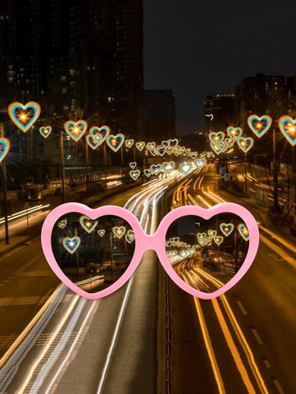 Heart Shaped Light Effects Glasses