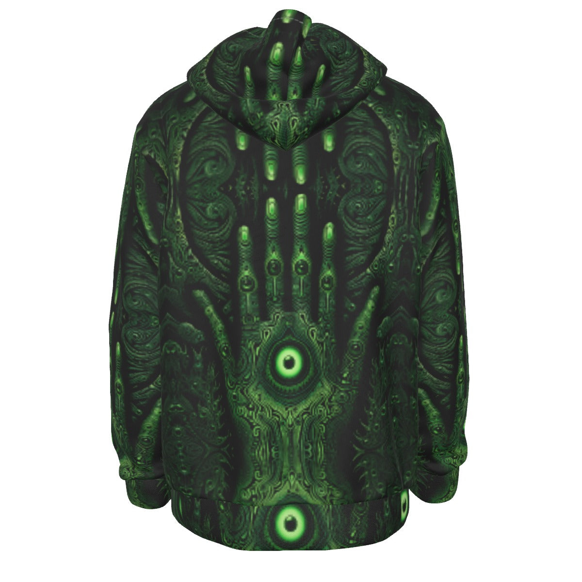 Pullover Hoodie Green Hand