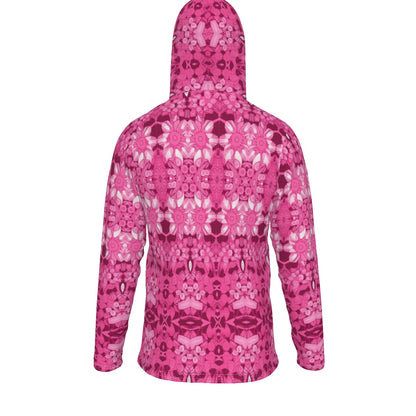 Pullover Hoodie With Mask Pink Mask